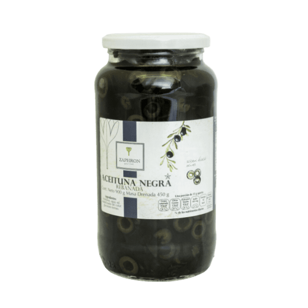 ACEITUNA NEGRA REBANADA 900G