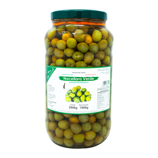 ACEITUNA VERDE NOCELLARA C/HUESO 2.9 KG